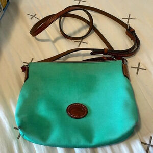 Seafoam green Dooney & Bourke 7x9 crossbody bag